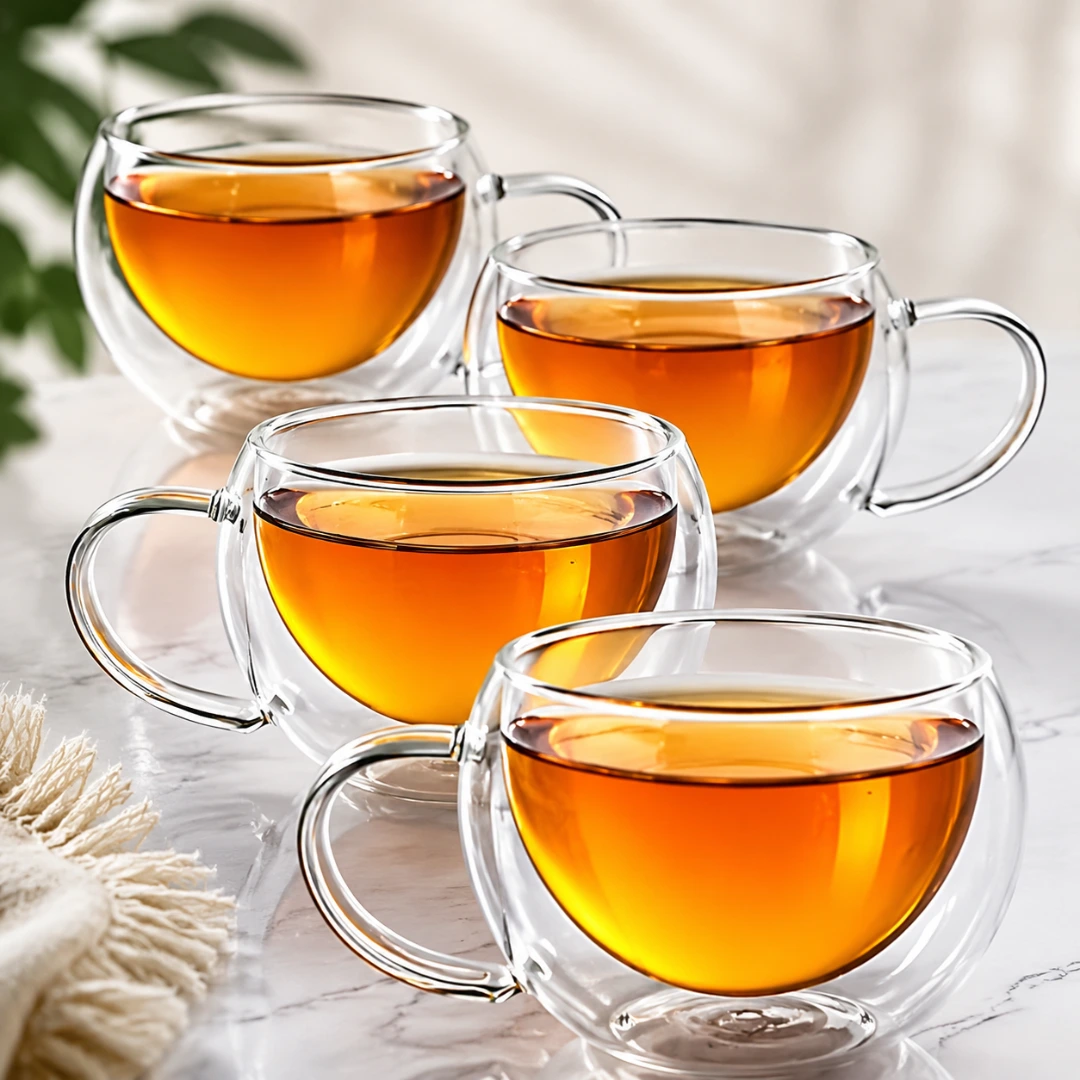 Double wall tea Cup set