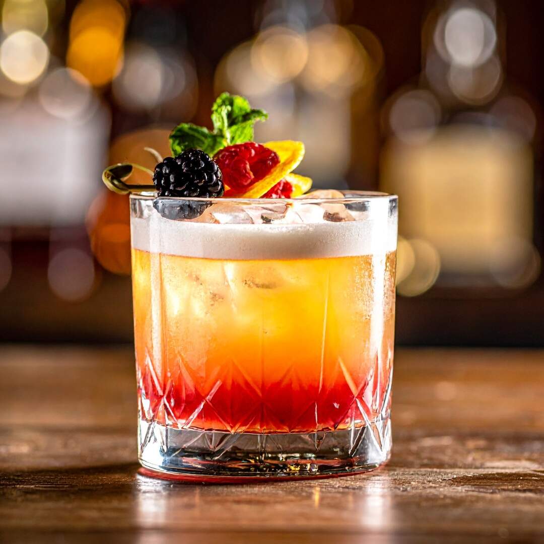 Crystal whiskey glass