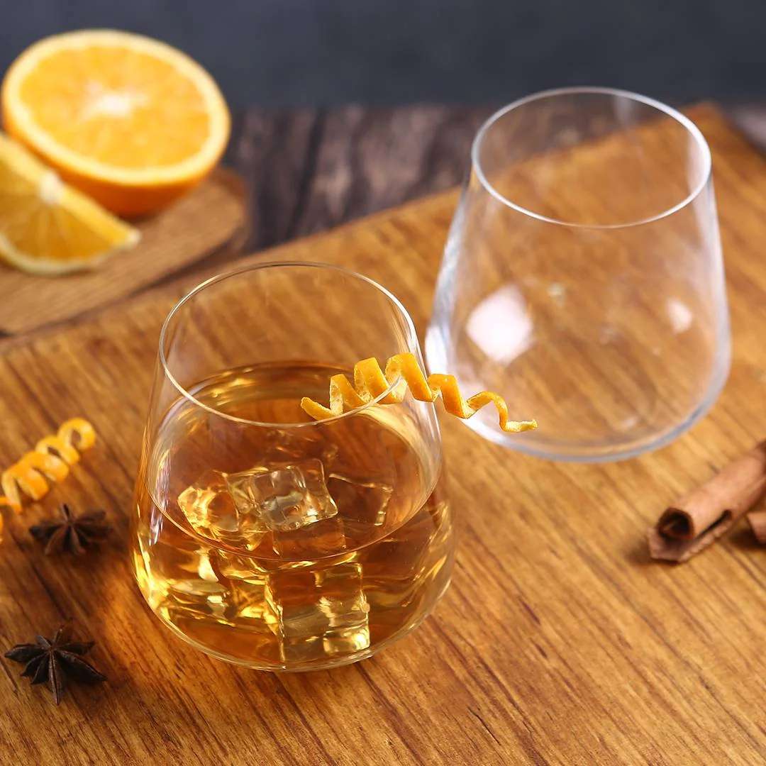 Crystal whiskey glass